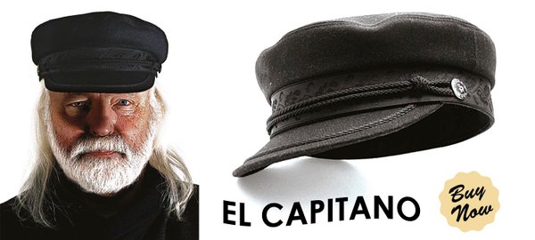 Villawool El Capitano 100% wool cap